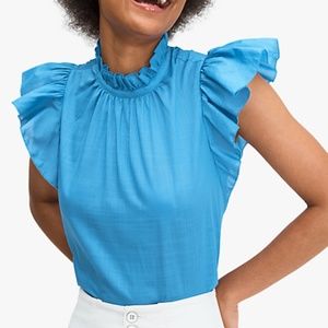 Kate spade solid high-neck top